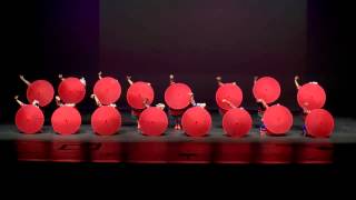 Red Miao Umbrella Dance at Zionsville High School [upl. by Onairam]