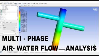 ANSYS FLUENT  AirWater Multiphase Flow Analysis Tutorial  Ansys Fluent CFD Analysis Tutorial [upl. by Miarhpe]