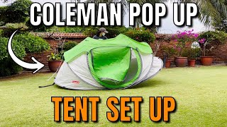 How to Set Up amp Take Down the Coleman Pop Up Tents 2P  4P [upl. by Ariamat]