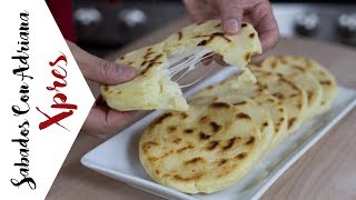 Arepas rellenas de queso  SabadosconadrianaXpres [upl. by Tab]