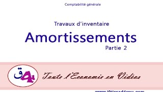 Comptabilité générale  Les amortissements Partie 2 Darija الجزء الثاني [upl. by Rafiq963]