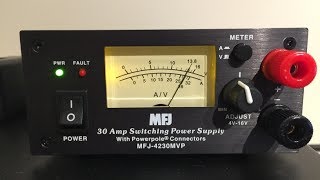 Unboxing MFJ4230MVP  30 amps compact power supply PSU [upl. by Eednus]