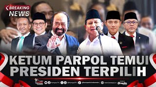 BREAKING NEWS  Surya Paloh AHY Bahlil amp Zulhas Temui Presiden Terpilih Prabowo di Kemenhan [upl. by Ellerred]