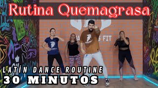 Rutina quema grasa 🔥 para bajar de peso  Cardio Dance Toning  latín Dance Routine  adelgaza [upl. by Harihat]