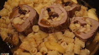 winterlich gefüllte Schweinefilets  zB Weihnachten  Rezept und Anleitung [upl. by Hazard404]