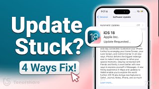 Fix iOS 18 Update Stuck on Update Requested  Update Paused  iOS 18 Update [upl. by Krahmer]