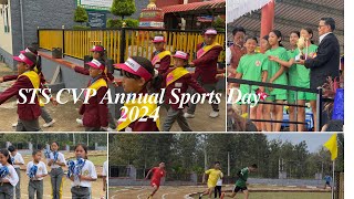 STS CVP Annual Sports Day 2024  MarchPast  Calisthenics amp Zumba  tibetanvlogger [upl. by Gardner]