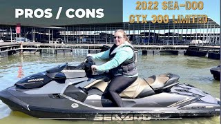 NEW 2022 SeaDoo GTX300 Limited  Quick Tour [upl. by Ahsiuqel]