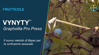 Vynyty Grapholita Pro Press la novità 2024 di Bayer per la confusione sessuale in frutteto [upl. by Uella]