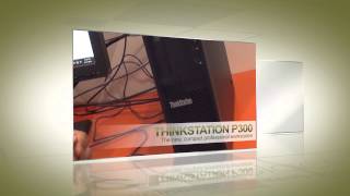 Lenovos ThinkStation P300 on display at PTC Live Global 2014 [upl. by Nymsaj]