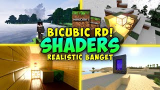 BICUBIC SHADER MCPE 120 REALISTIC   Shaders for mcpe 120  mcpe shaders 120  shaders [upl. by Ciardap215]