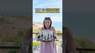 CHEAPEST destinations for Prosecco 🥂AD travelsupermarket [upl. by Luhem]