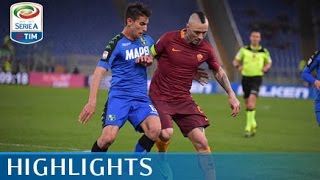 Roma  Sassuolo  31  Highlights  Giornata 29  Serie A TIM 201617 [upl. by Rosemare772]