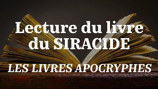 SIRACIDE Bible en Français Courant  Apocryphes [upl. by Ecirtaeb]