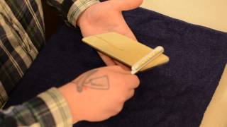 Straight Razor Edge Maintenance Using Belgian Coticule [upl. by Zaneta722]