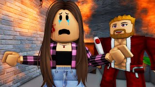 MY CREEPY NEIGHBOR TRIED TO KILL ME Roblox Brookhaven  CoxoSparkle2 [upl. by Helse]