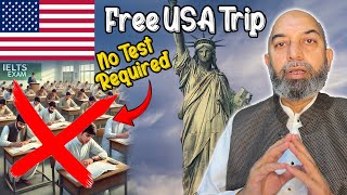 Free USA Trip ‍✈️ No Test [upl. by Ronyar]