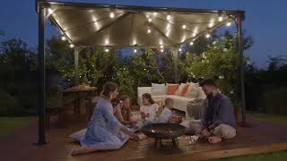 Palram Canopia Garden Gazebos Palermo Product Overview Tip Top Yards [upl. by Meihar507]