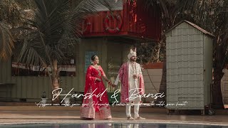 BEST WEDDING HIGHLIGHTS 2023  HARSHIL  BANSI SK PHOTO FILM [upl. by Iaria552]