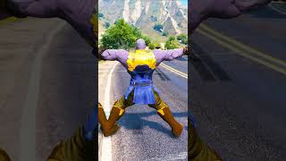 GTA V  HULK SAVING HIS BABY FROM THANOS 🥺 shorts [upl. by Gannon51]