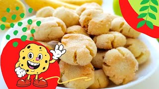 💖 Lemon cookies  crispy vegan cookies recipe  eggless  how to make easy lemon cookies [upl. by Tnert]