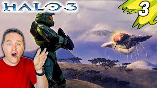 From Bad to Worse Theyve Arrived  Lets Play Halo 3 Part 3 [upl. by Barbabra]