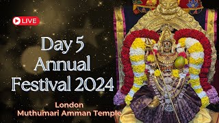 Watch Live 5t Day Annual Festival 2024 London Muthumari Amman Temple 13042024 [upl. by Zhang]