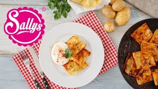 Würzige Maultaschen mit Kartoffelfüllung  vegetarisch  Sallys Welt [upl. by Dene]