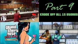 Grand Theft Auto Vice City DE  Knock off 15 stores  Put Em Up achievement  Part 9 [upl. by Kcyred]