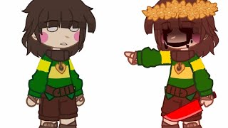 Fanon Chara vs Chara Undertale [upl. by Sorgalim]