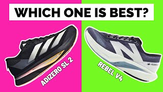 Adidas Adizero SL 2 vs New Balance Rebel 4 Daily Trainer Shootout [upl. by Aenal]