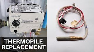 Thermopile Replacement on a Water Heater [upl. by Cappello]