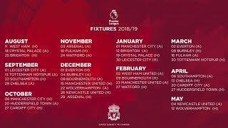 LIVERPOOLS PREMIER LEAGUE 201819 FIXTURES REVEALED  GREAT START amp RUNIN ANALYSED [upl. by Semreh]