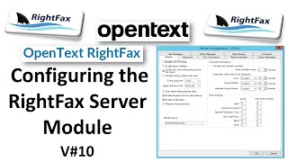 Configuring the RightFax Server Module  Enable Notifications  Configuring the advanced settings [upl. by Aitra]