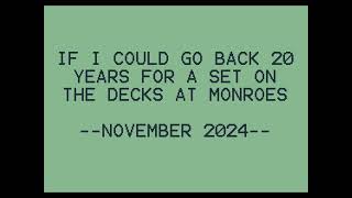 MONROES SET  NOVEMBER 2024 [upl. by Atcliffe]