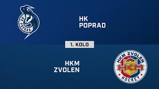 1 kolo HK Poprad – HKM Zvolen 72 HIGHLIGHTY [upl. by Jeanne]