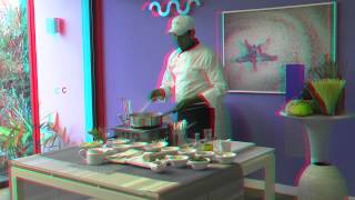 Recette de saltimbocca de veau et son risotto aux deux fromages  anaglyph [upl. by Anairam]