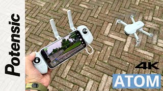 Potensic ATOM  The Best Drone Low Cost  Unboxing  HandsOn  First Flight [upl. by Wincer]