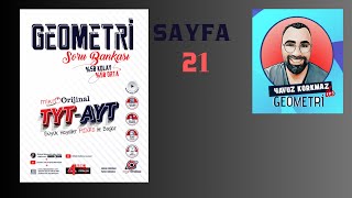 SAYFA21  MİKRO ORİJİNAL GEOMETRİ ÇÖZÜMLERİ [upl. by Eltotsira]