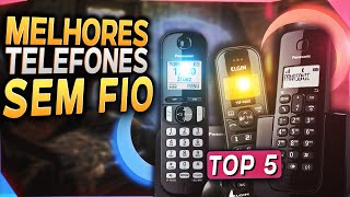 TOP 5 MELHORES TELEFONES SEM FIO Confira o Melhor Telefone Sem Fio [upl. by Rocher]