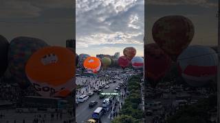 Hot Air Balloon Festival in Yerevan Armenia 🇦🇲 BalloonFestival YouTubeShorts Yerevan [upl. by Kentigera]