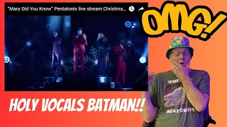 Wowzers \ PENTATONIX  Mary Did You Know LIVE \ Reaction [upl. by Vary606]