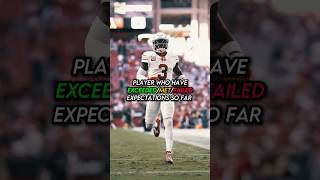 Players who have exceededmetfailed expectations so far shorts nfl ￼ [upl. by Allicerp197]