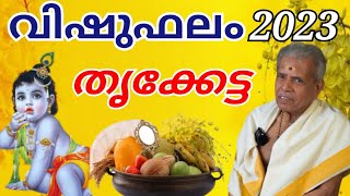 തൃക്കേട്ട THRUKKETTA VISHU PHALAM 2023 PERINGODE SANKARANARAYANAN വിഷുഫലം vishuphalam [upl. by Barbette460]