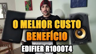 UNBOXING EDIFIER R1000T4  REVIEW VALE A PENA É BOM Monitor de referência custo benefício 2020 [upl. by Eadrahs]