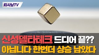 🔴신성델타테크 주가전망🔴쫄지마라 한방 더 오를수 있는 힘이있는 종목이다 [upl. by Maddock484]