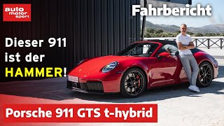 Porsche 911 GTS 9922 thybrid Der erste 911Hybrid – Vorfahrt Review  auto motor und sport [upl. by Eatnoed282]