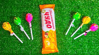 Satisfying Asmr Lollipops candy and chocolate Opening video Yummy candy Unboxing part 12 [upl. by Alejo588]