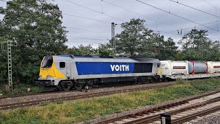 Voith Maxima 40CC mit Containerzug [upl. by Aniraz]