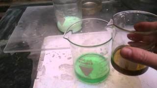 Silver Nitrate Reaction With Iron Sulfate And Sodium Chloride [upl. by Nihsfa]